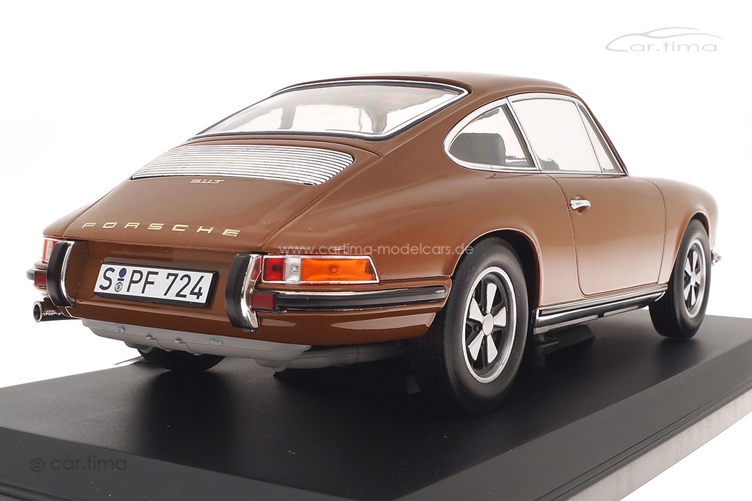 Porsche 911 T 1969 Sepiabraun Norev 1:18 187648