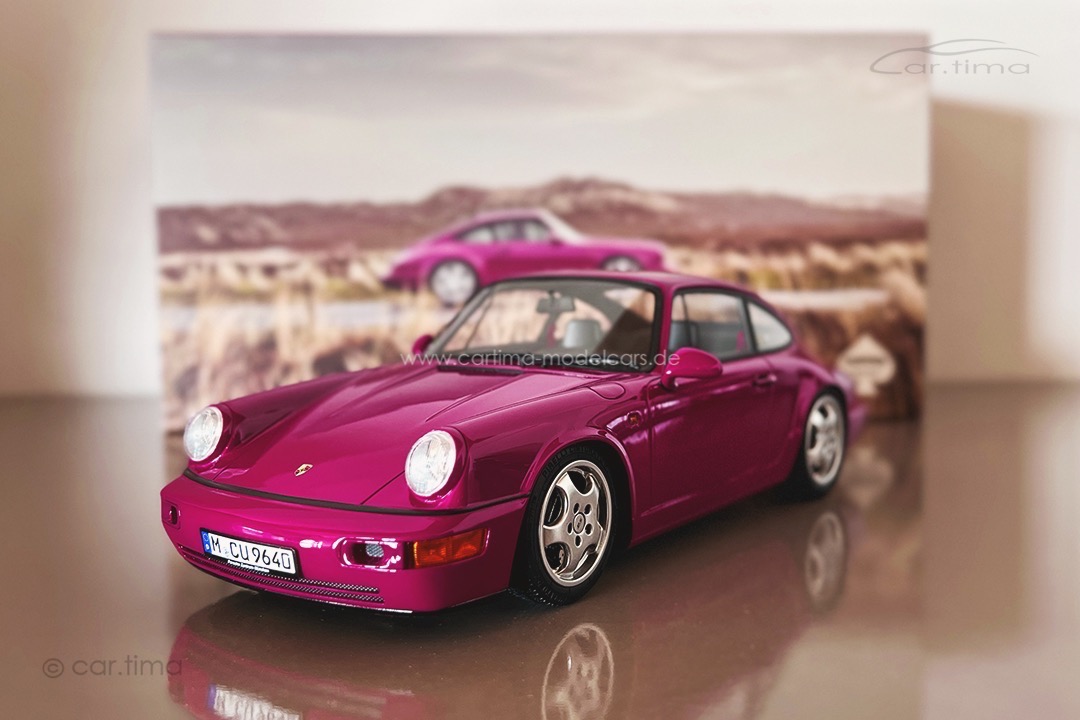 Porsche 911 (964) Carrera RS Sternrubin Curves Magazin Originalsignatur Stefan Bogner car.tima 1:18