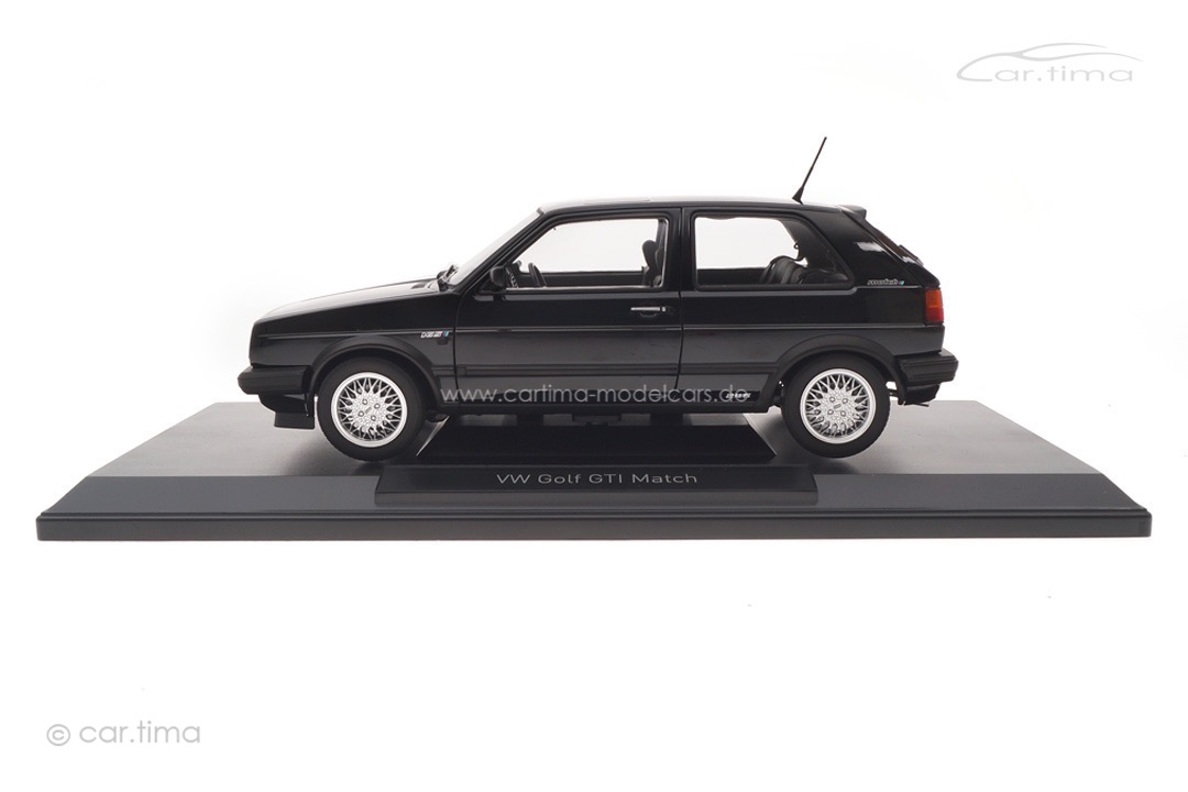 VW Volkswagen Golf II GTI Match 1989 schwarz met. Norev 1:18 188559