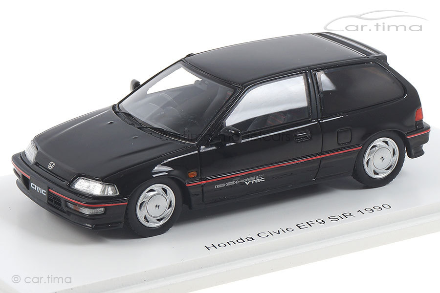 Honda Civic EF9 SiR schwarz Spark 1:43 S5452