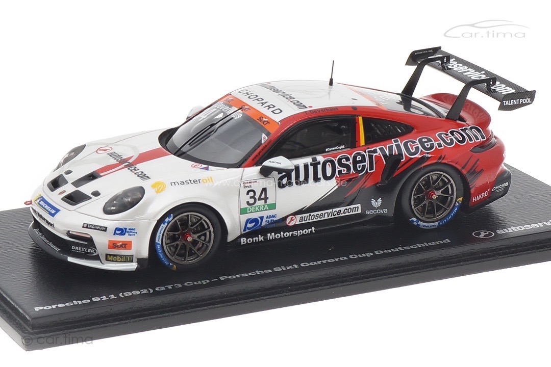 Porsche 911 (992) GT3 Cup Carrera Cup 2024 Theo Oeverhaus Spark 1:43 MAB052