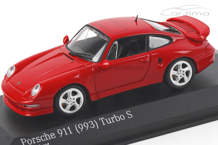 Porsche 911 (993) Turbo S Indischrot Minichamps 1:43 CA04316001