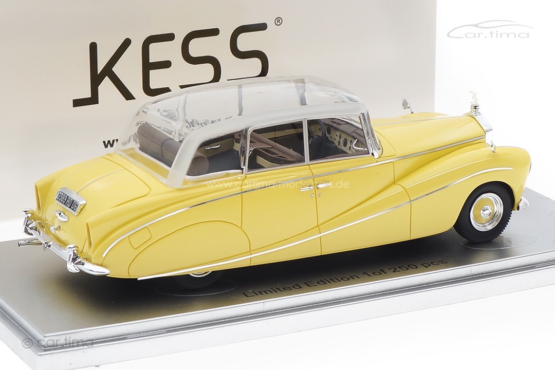 Rolls-Royce Silver Wraith Perspex gelb Kess 1:43 KE43049051