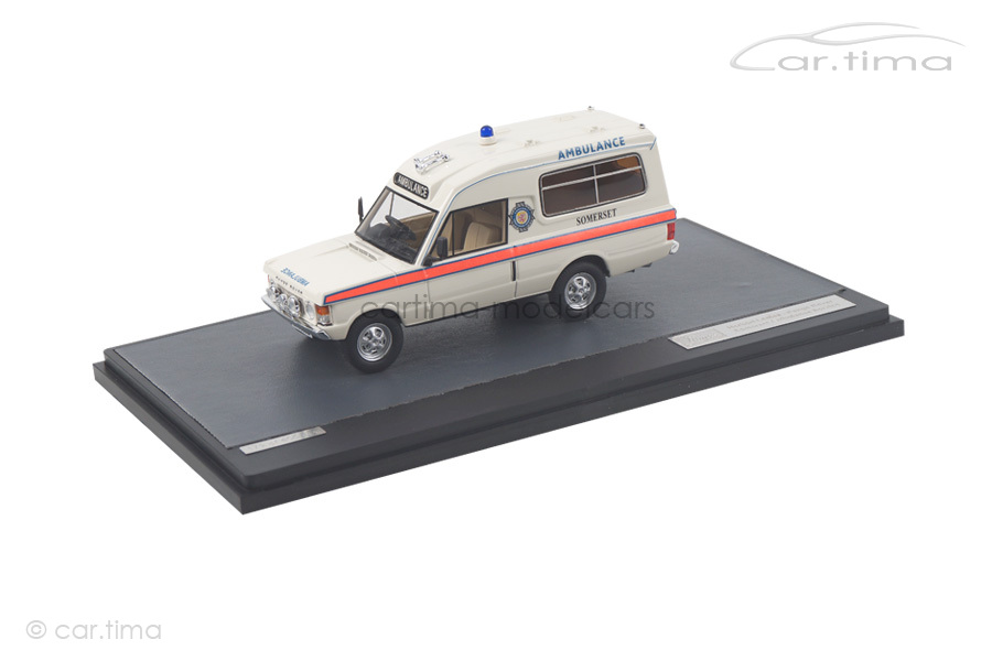 Range Rover Herbert Lomas Somerset Ambulance Service 1972 weiß Matrix Scale Models 1:43 MX11701-031