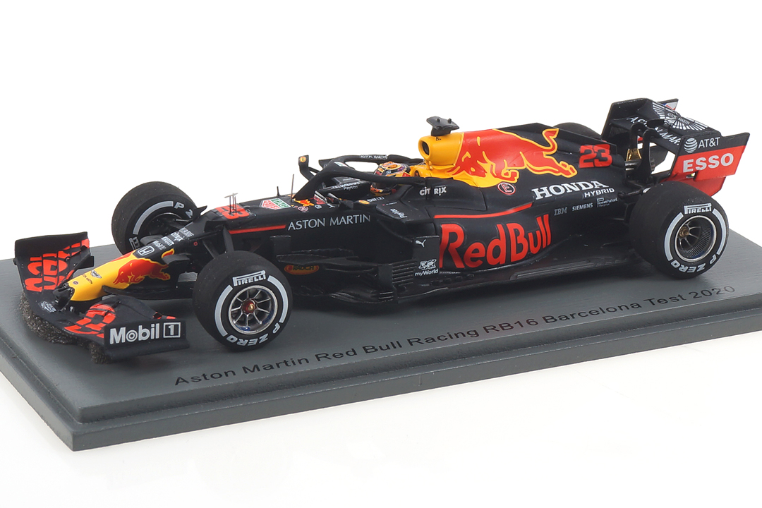 Aston Martin Red Bull RB16 Barcelona Test 2020 Alexander Albon Spark 1:43 S6459