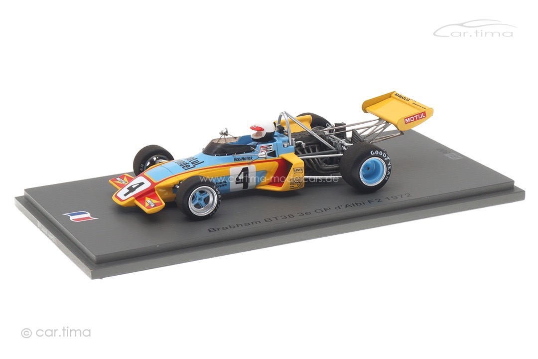 Brabham BT38 3e GP d'Albi F2 1972 Bob Wollek Spark 1:43 SF243