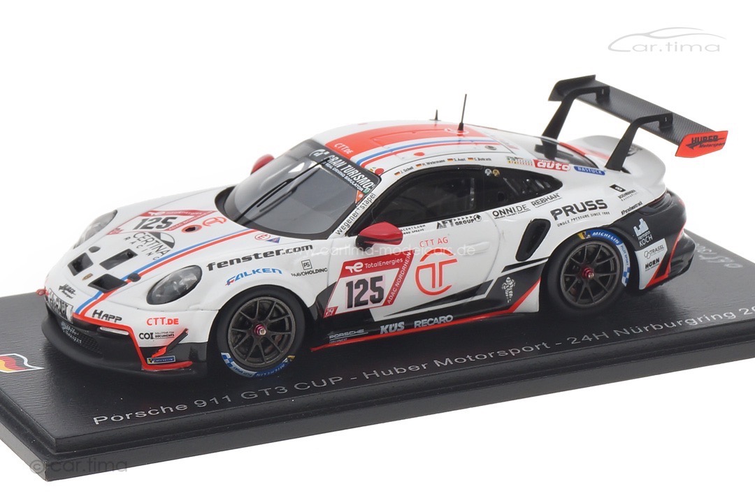 Porsche 911 GT3 CUP 24h Nürburgring 2022 Schell/Aust/Bollrath Spark 1:43 SG855