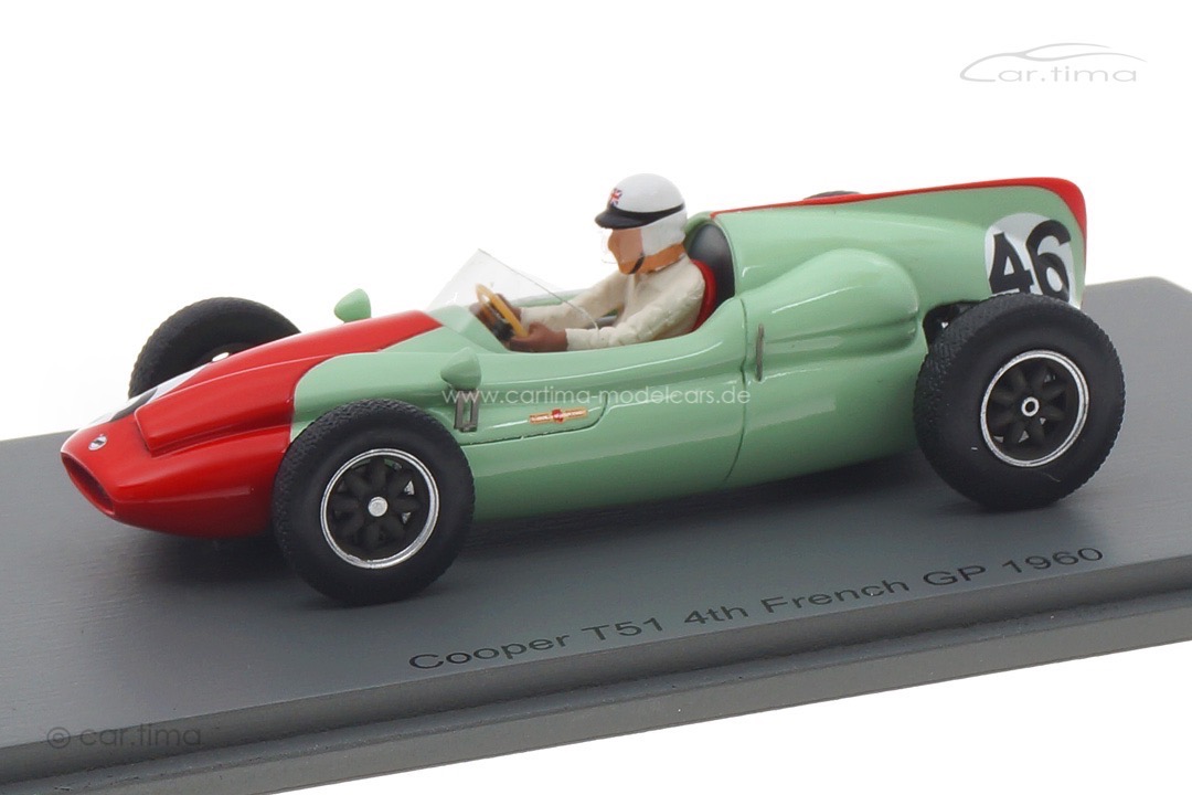 Cooper T51 GP Frankreich 1960 Henry Taylor Spark 1:43 S8051