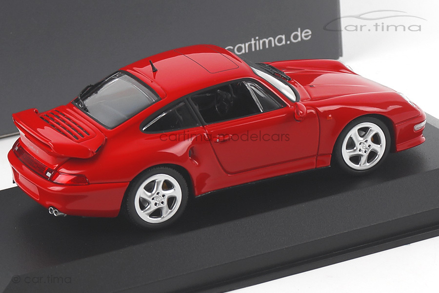 Porsche 911 (993) Turbo S Indischrot Minichamps 1:43 CA04316001