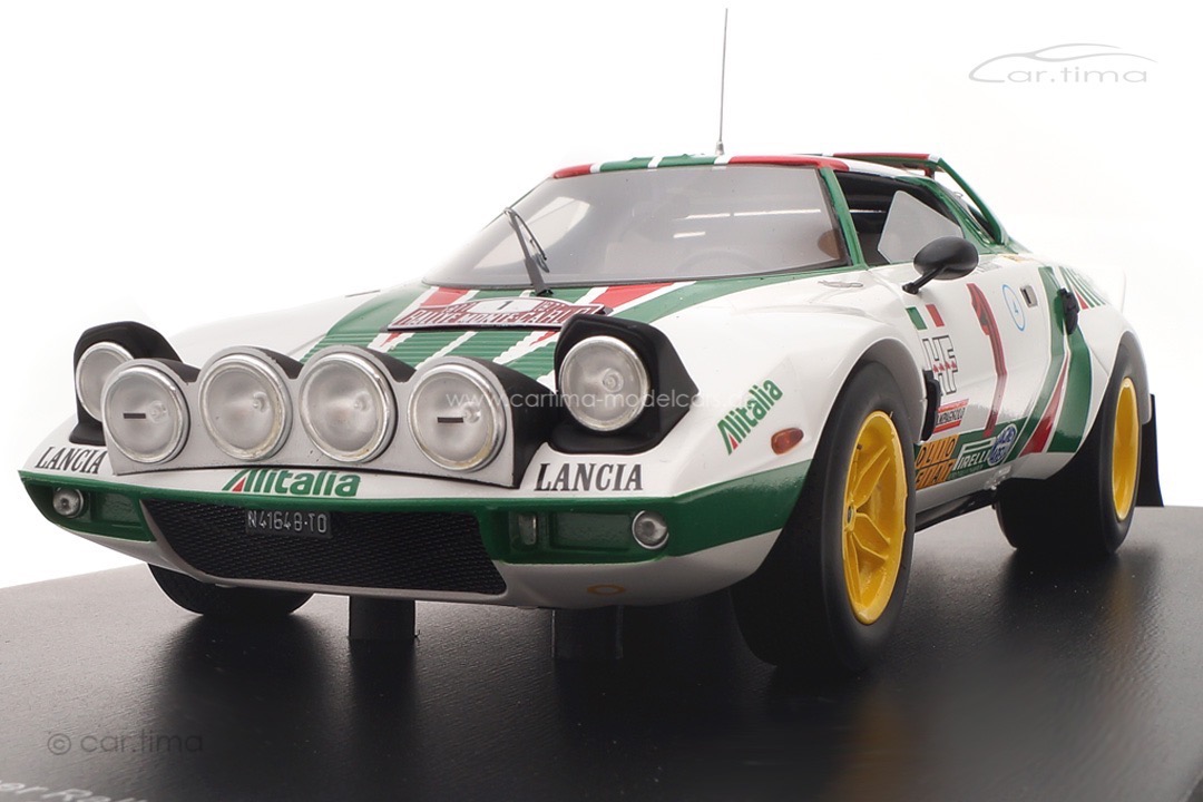 Lancia Stratos HF Winner Rallye Monte Carlo 1977 Munari/Maiga Spark 1:18 18S535