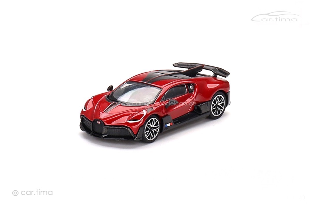 Bugatti Divo rot met. MINI GT 1:64 MGT00503-L