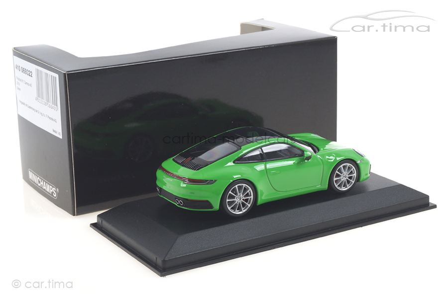 Porsche 911 (992) Carrera 4S Lizardgrün Minichamps 1:43 410069322