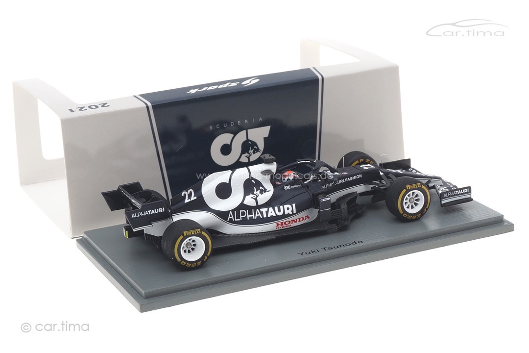 AlphaTauri AT02 GP 2021 Yuki Tsunoada Spark 1:43 S7669