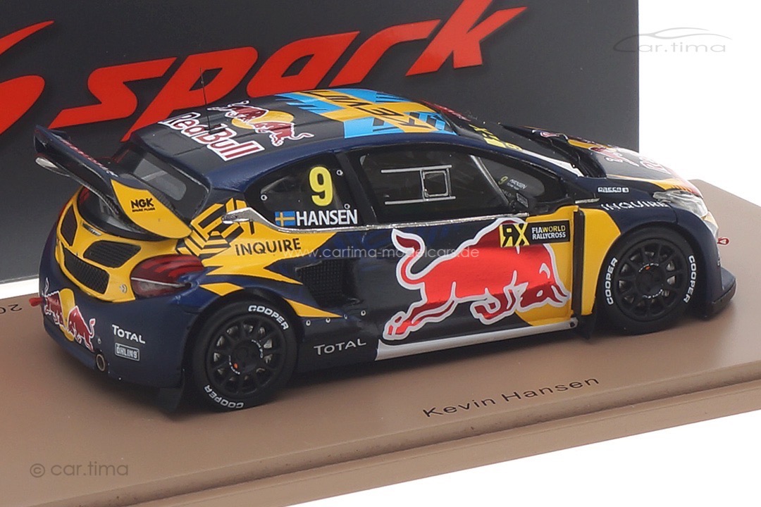 Peugeot 208 WRX World RX Spanien 2020 Kevin Hansen Spark 1:43 S7881