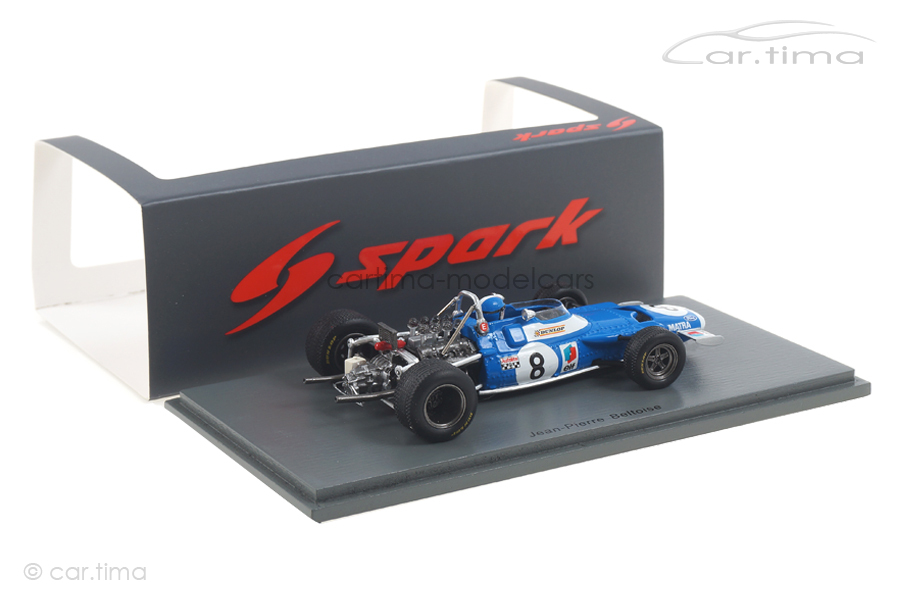 Matra MS80 GP Monaco 1969 Jean-Pierre Beltoise Spark 1:43 S7188