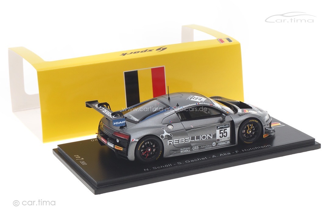 Audi R8 LMS GT3 24h Spa 2020 Aka/Gachet/Hutchison/Schöll Spark 1:43 SB414