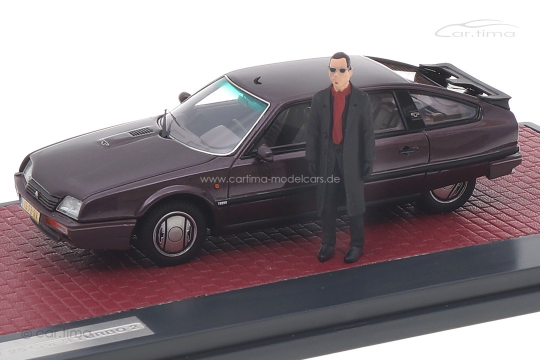 Citroen CX 25 GTi Turbo II rot Figur Jules D. Rotterdam Matrix 1:43 MX40304-111