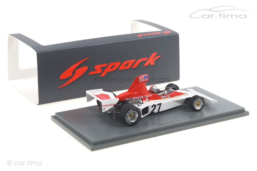 Parnelli VPJ4 GP Schweden 1975 Mario Andretti Spark 1:43 S1892