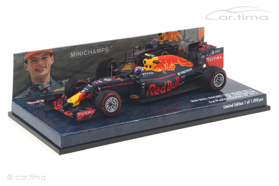 Red Bull RB12 German GP 2016 Verstappen Minichamps 1:43 417160833