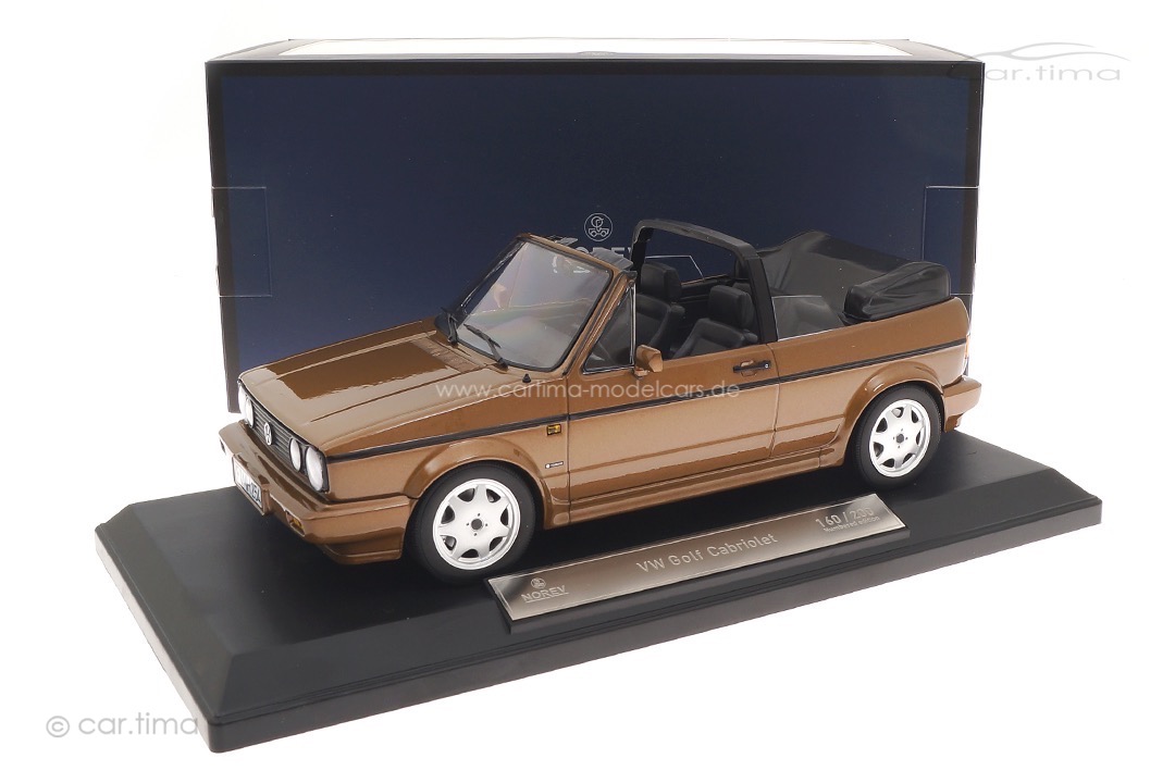 VW Golf 1 Cabriolet bronze met. Norev 1:18 188474