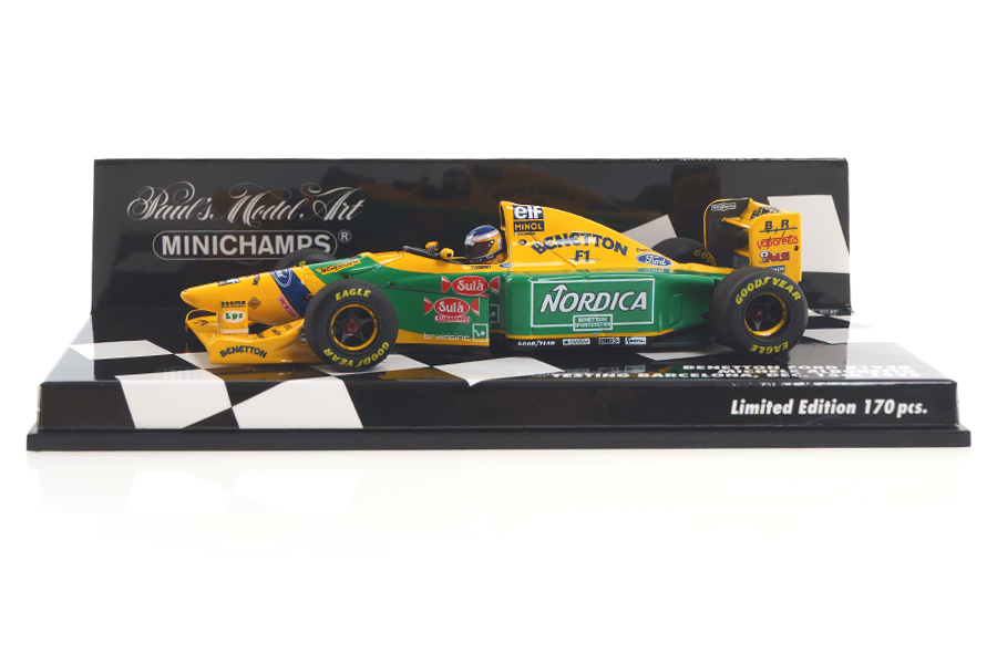 Benetton Ford B193B Test Barcelona 1993 Michele Alboreto Minichamps 1:43 417930099