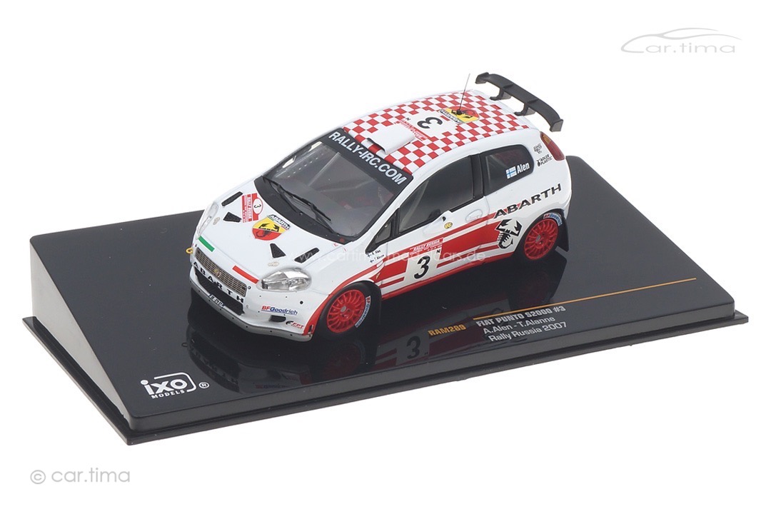 Fiat Punto S2000 Rallye Russia 2007 Alen/Alanne IXO 1:43 RAM289