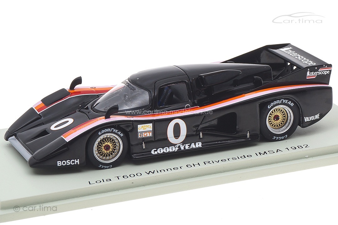 Lola T600 Winner 6h Riverside IMSA 1982 Field/Whittington Spark 1:43 S8602