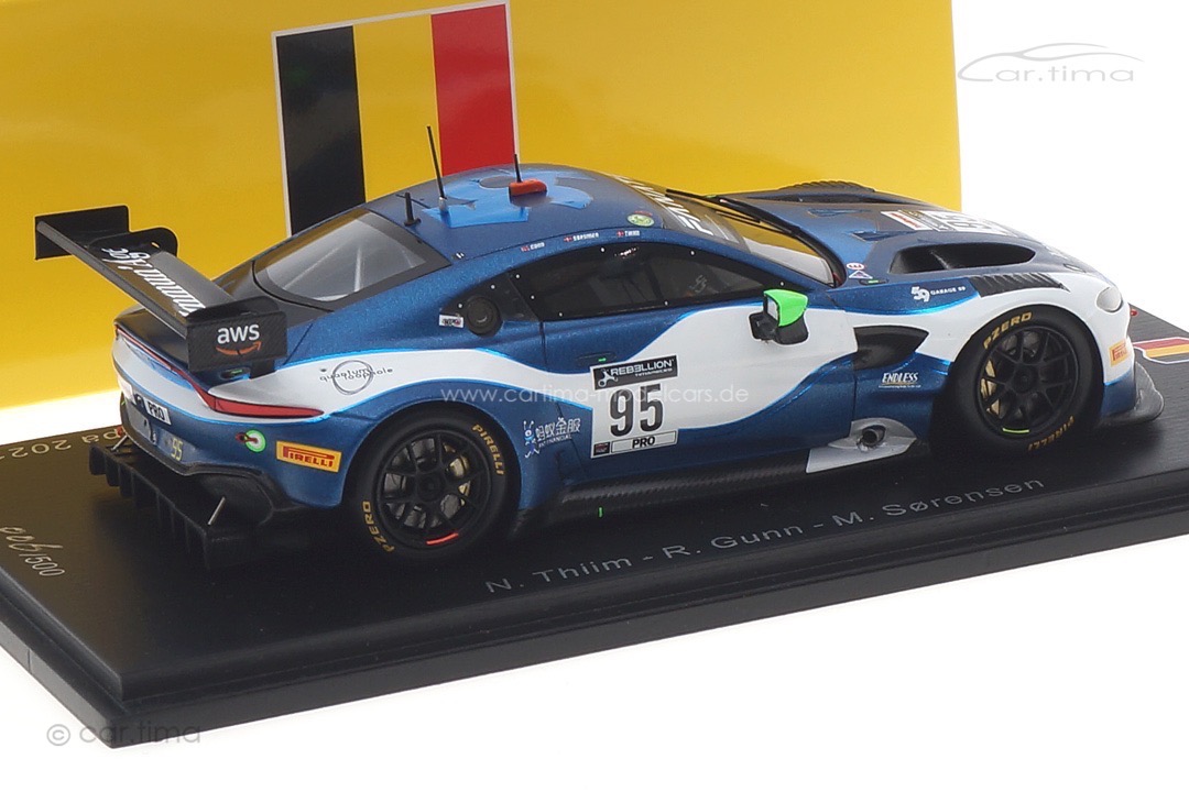 Aston Martin Vantage AMR GT3 24h Spa 2021 Gunn/Thiim/Sørensen Spark 1:43 SB431