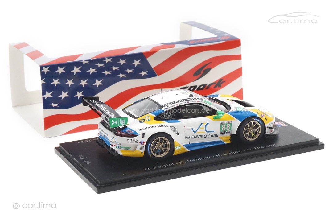 Porsche 911 GT3 R 24h Daytona 2021 Ferriol/Bamber/Legge/Nielsen Spark 1:43 US285