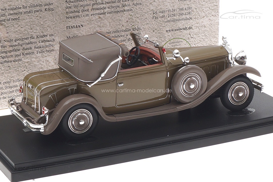 Minerva Al Three Position Cabriolet Van den Plas 1930 autocult 1:43 02030