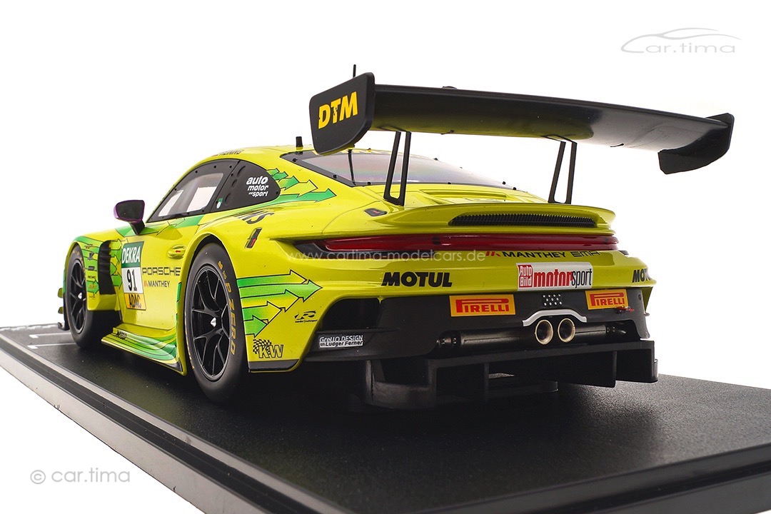 Porsche 911 GT3 R DTM Champion 2023 Thomas Preining Manthey Grello IXO 1:18 MG-I-911-DTM-23-1891