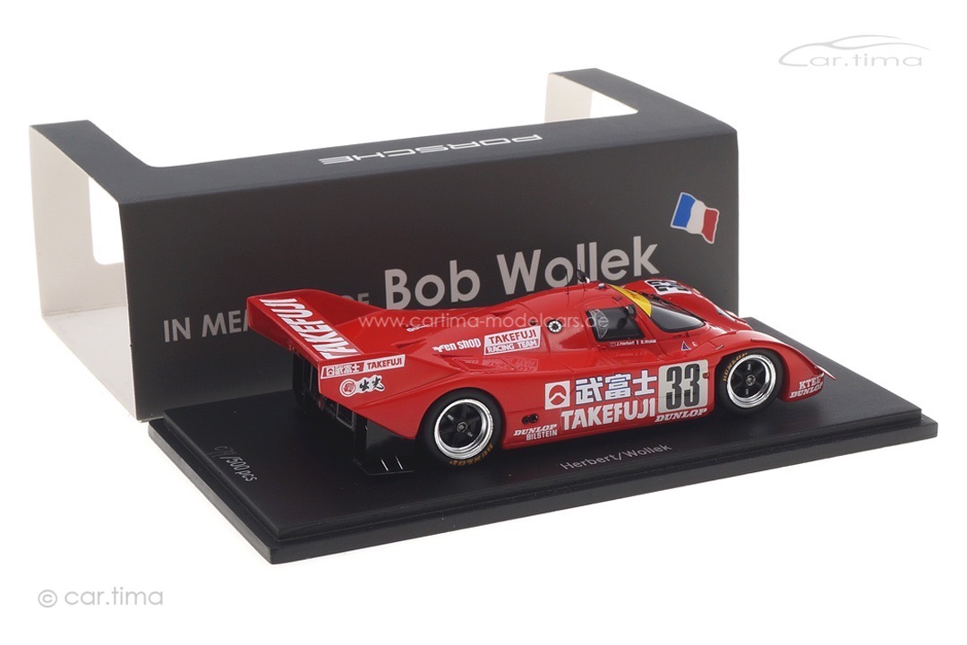 Porsche 962 500 km Fuji 1990 Herbert/Wollek Spark car.tima EXCLUSIVE 1:43 CA-WOL-11