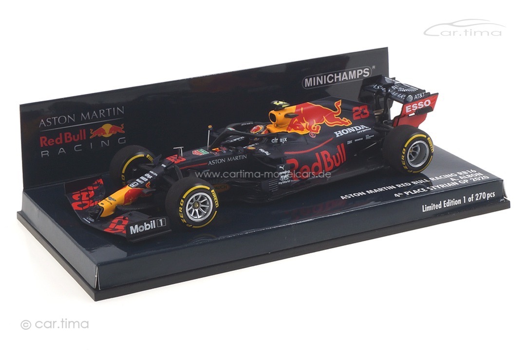 Aston Martin Red Bull Racing RB16 Styrian GP 2020 Albon Minichamps 1:43 410200223