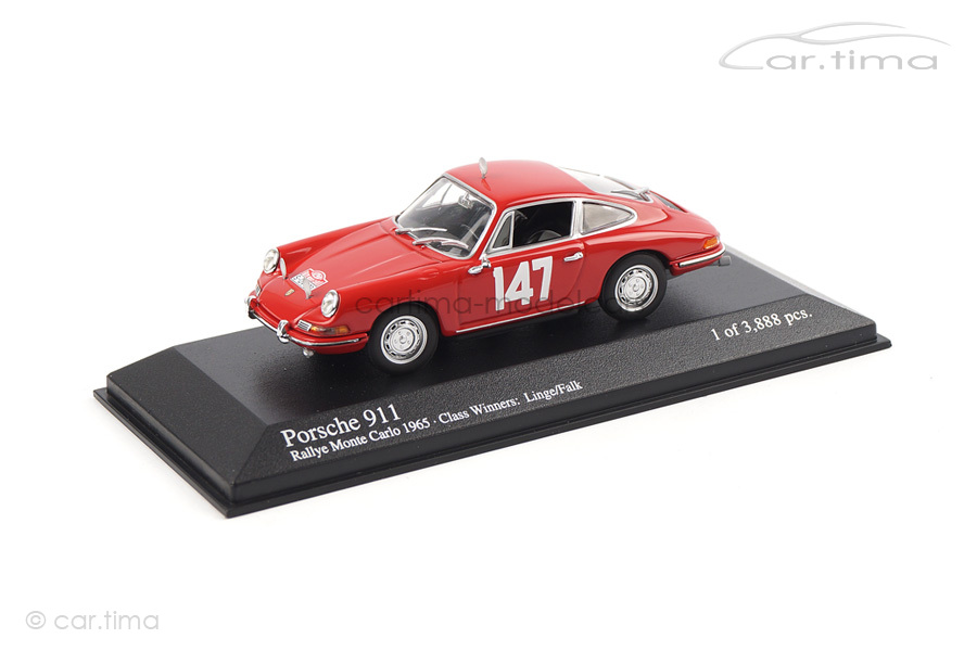 Porsche 911 Rallye Monte Carlo 1965 Linge/Falk Minichamps 1:43 430656747