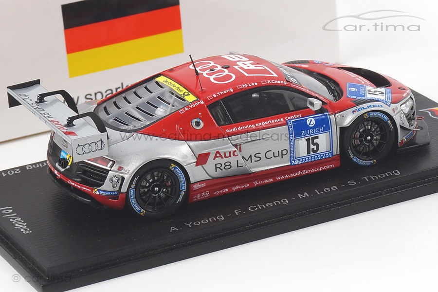 Audi R8 LMS Ultra 24h Nürburgring 2015 Yoong/Cheng/Lee/Thong Spark 1:43 SG187