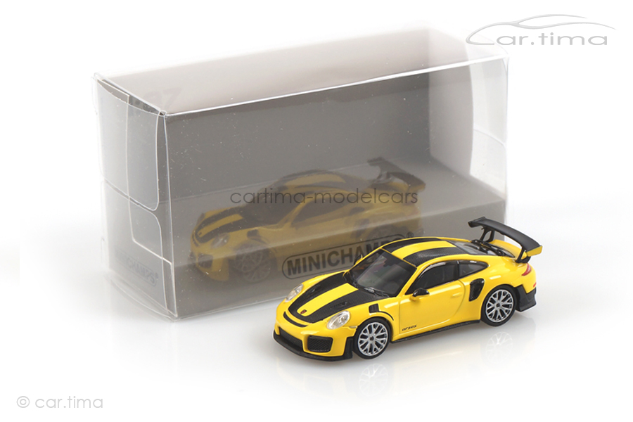 Porsche 911 (991 II) GT2 RS Weissach Paket Racinggelb Minichamps 1:87 870068128