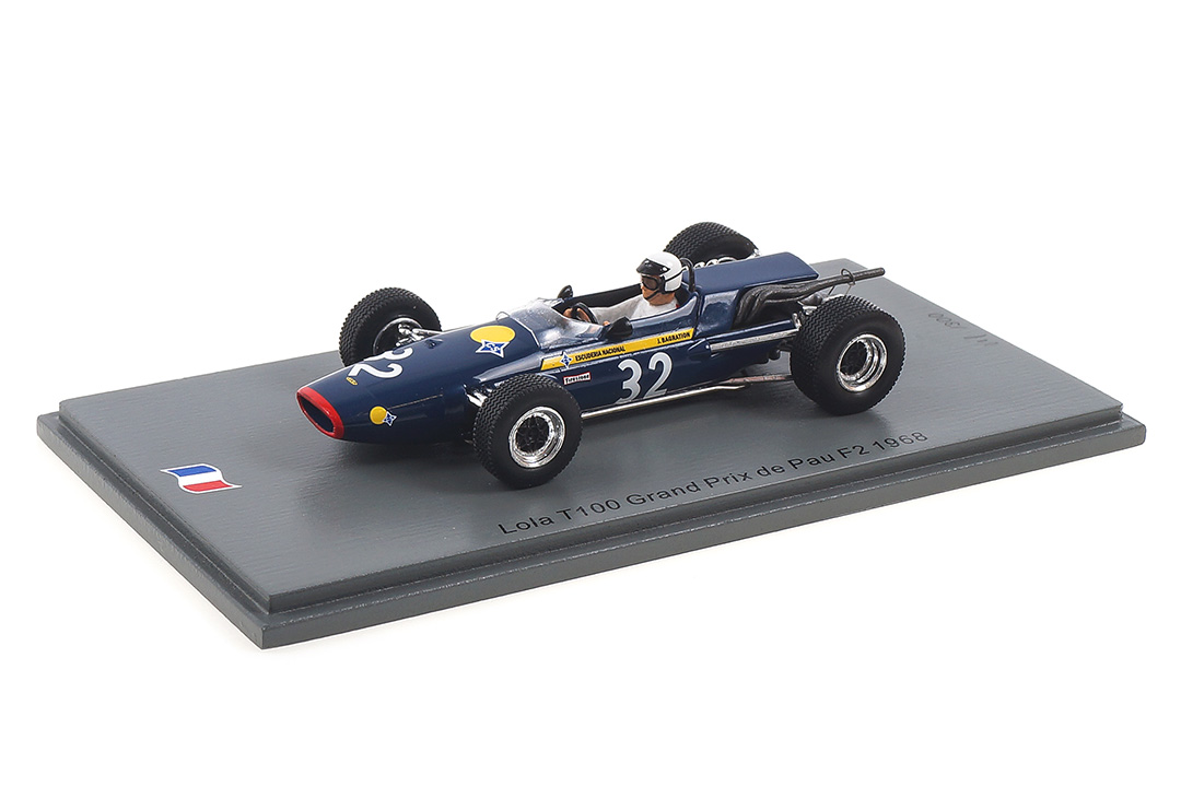 Lola T100 GP de Pau F2 1968 Jorge de Bagration Spark 1:43 SF180