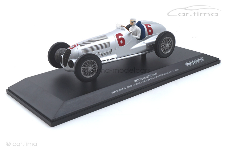 Mercedes-Benz W125 2nd place Nürburgring 1937 Rudolf Caracciola Minichamps 1:18 155373106