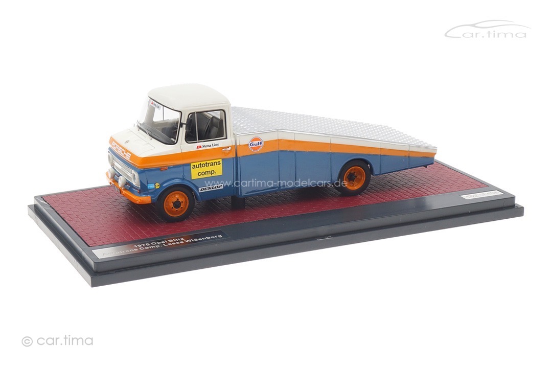 Opel Blitz Porsche Gulf Renntransporter Matrix 1:43 MX51502-012