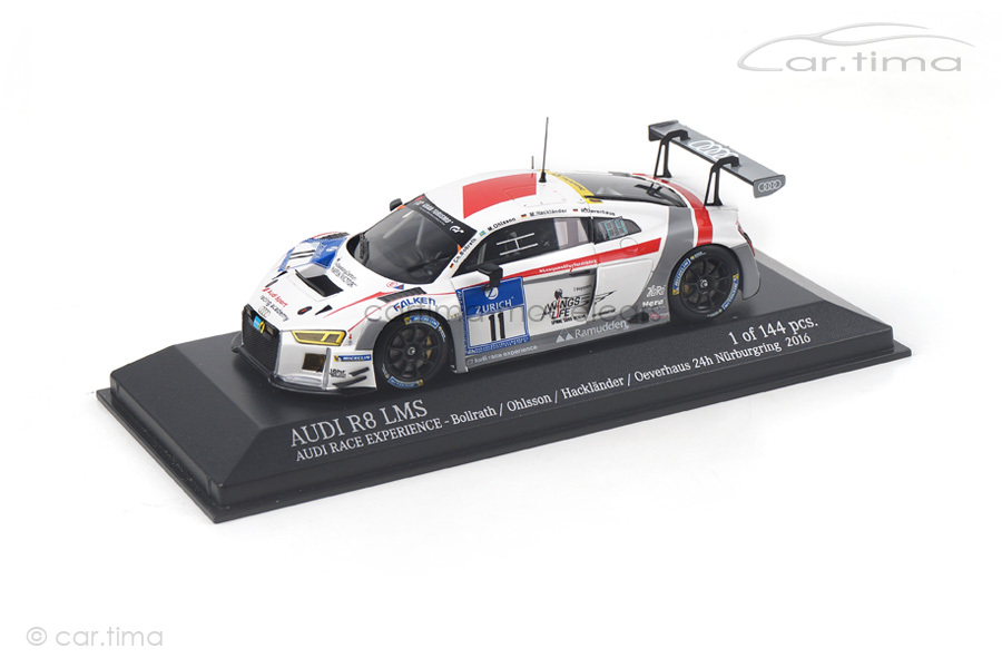 Audi R8 LMS 24h Nürburgring 2016 Bollrath/Ohlsson Minichamps 1:43 437161111