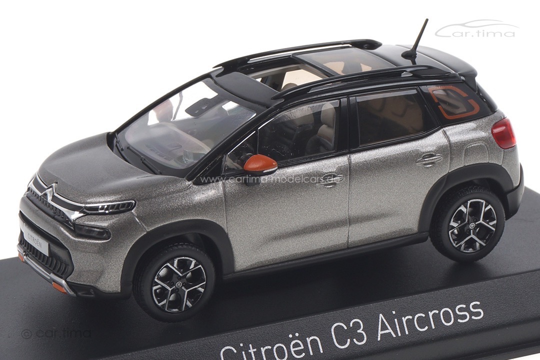 Citroën C3 Aircross 2021 Platinum Grey/Black Norev 1:43 155336