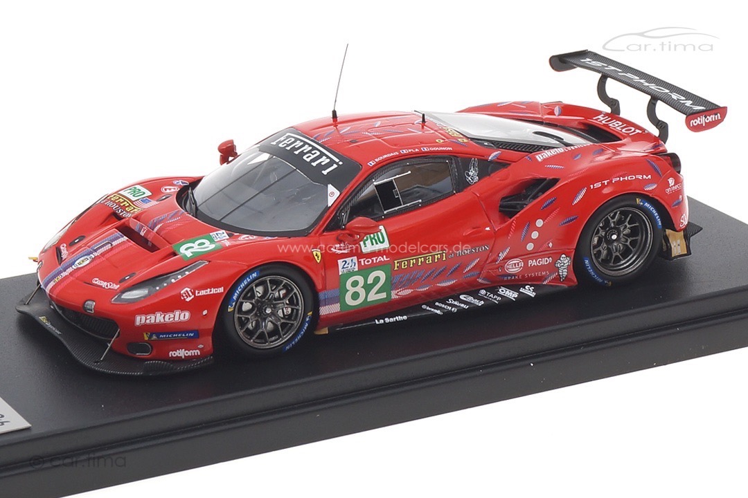 Ferrari 488 GTE Evo 24h Le Mans 2020 Bourdais/Gounon/Pla Looksmart 1:43 LSLM105