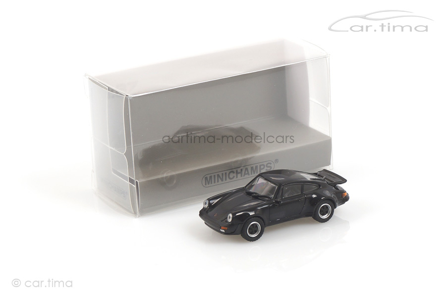 Porsche 911 (930) Turbo 3.0 Schwarz Minichamps 1:87 870066101