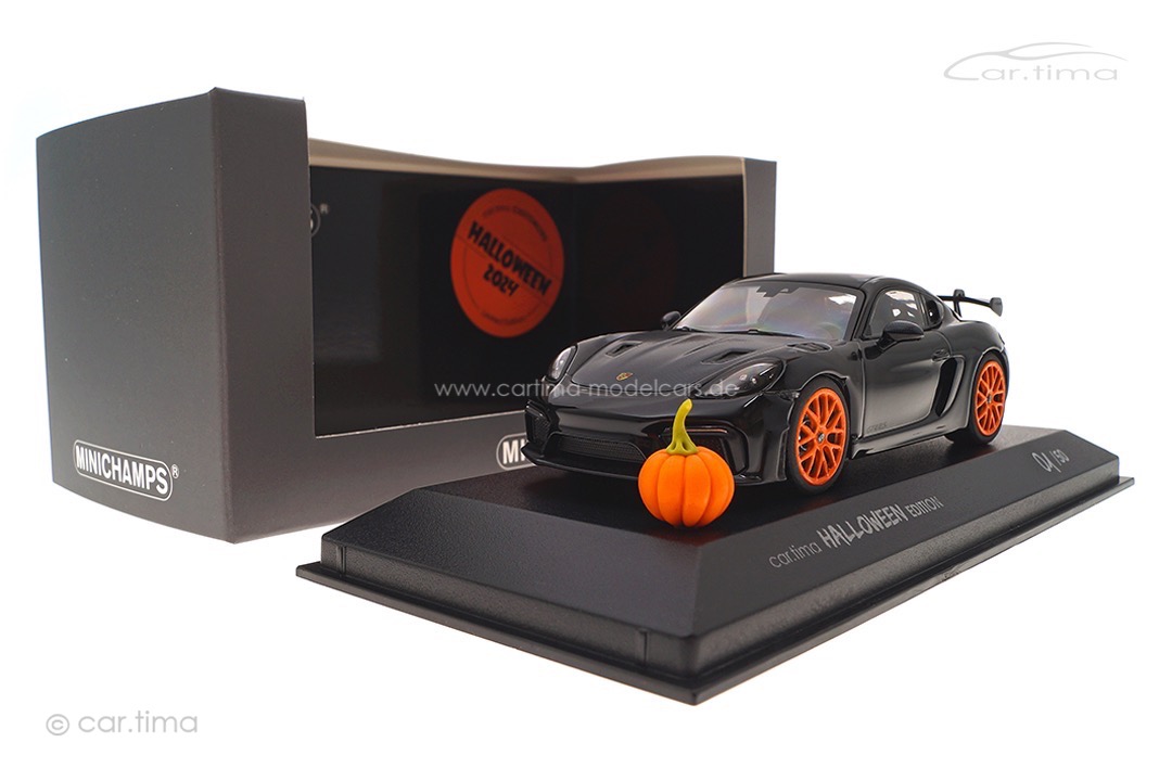 Porsche 718 Cayman GT4 RS Halloween Edition 2024 Minichamps car.tima CUSTOMIZED 1:43