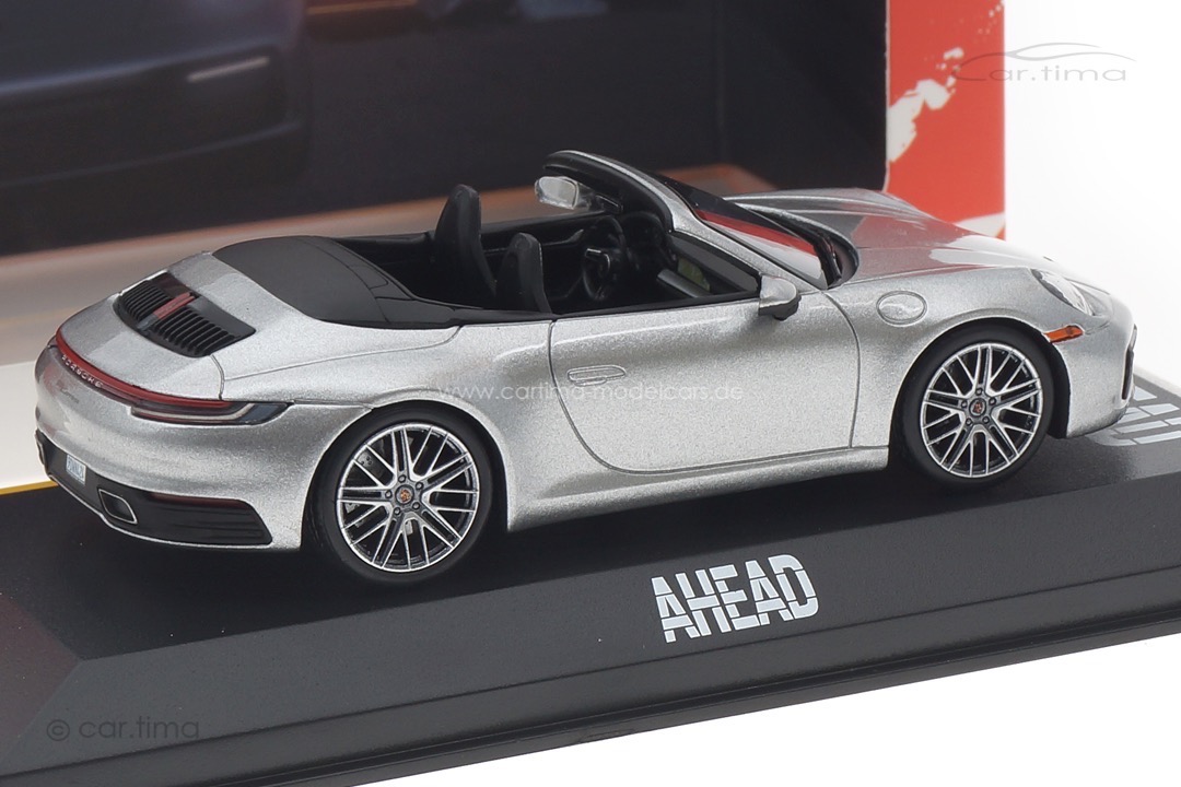 Porsche 911 (992) Carrera Cabriolet  GT-silber Minichamps 1:43 WAP0200420SKAE