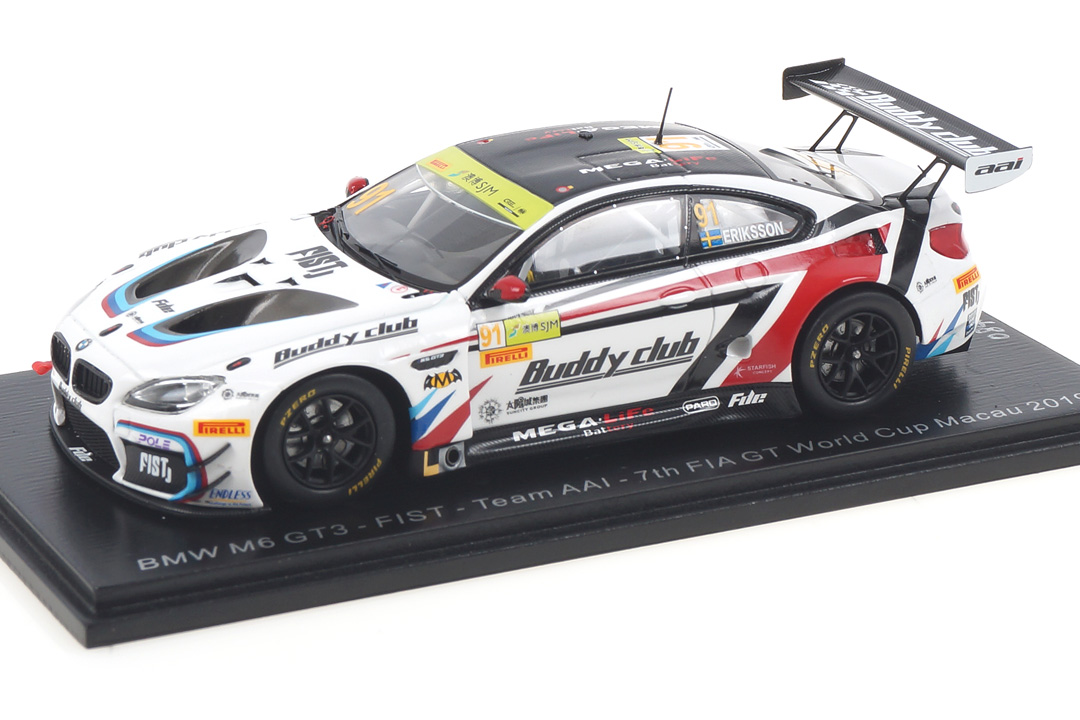 BMW M6 GT3 Macau 2019 Joel Eriksson Spark 1:43 SA215