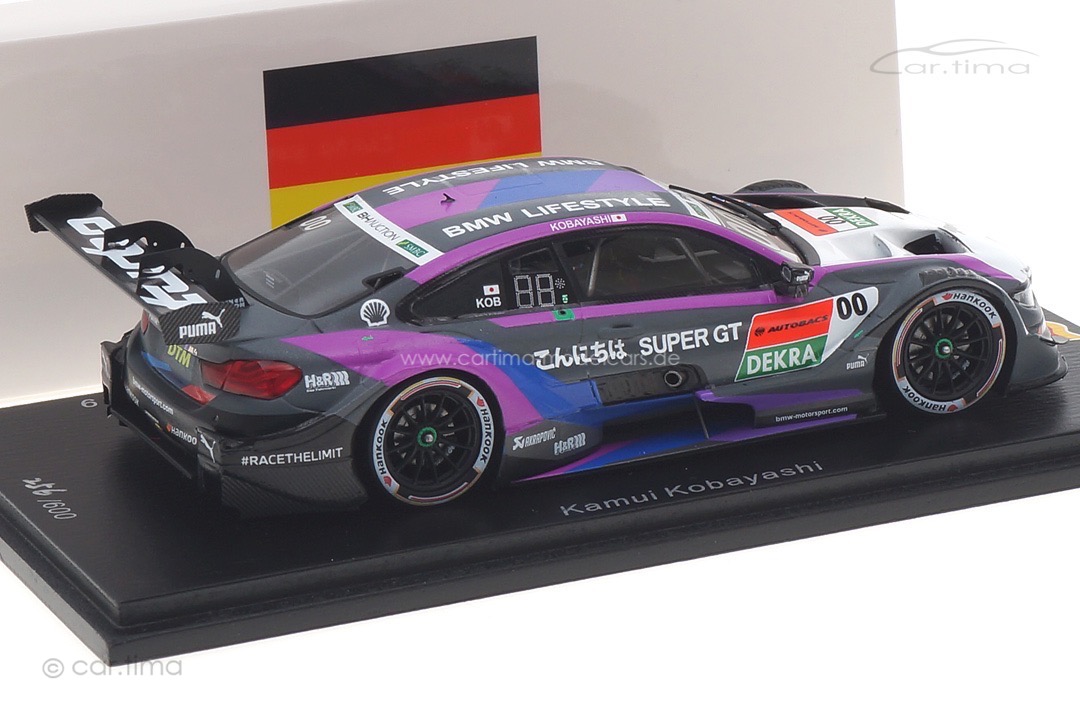 BMW M4 DTM Super GT x DTM Dream Race Fuji 2019 Kamui Kobayashi Spark 1:43 SG643