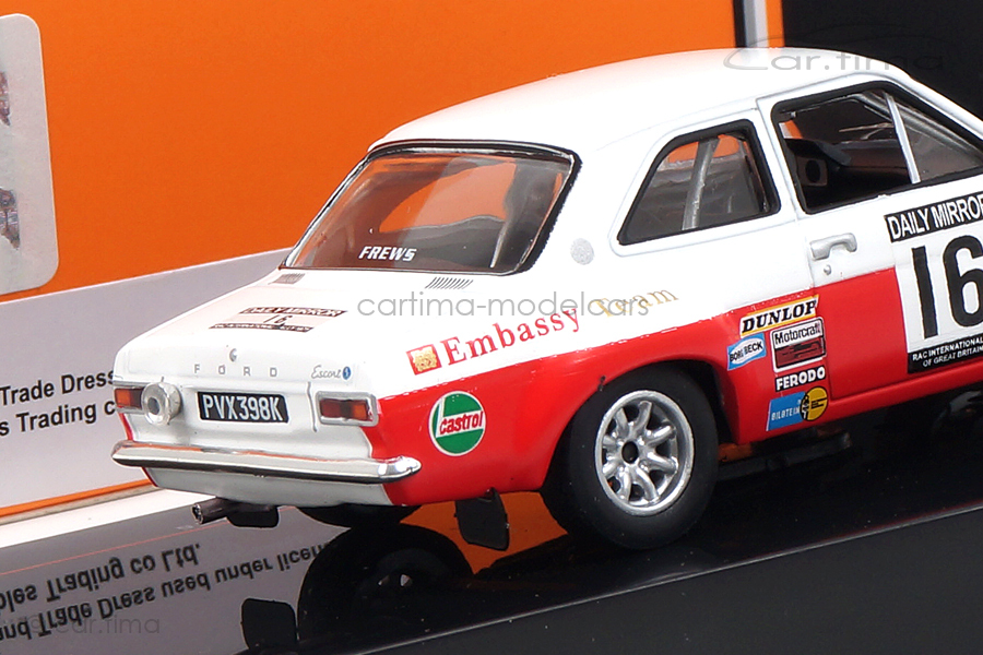 Ford Escort MK II RS 1600 RAC Rally 1971 Mäkinen/Liddon IXO 1:43 RAC260