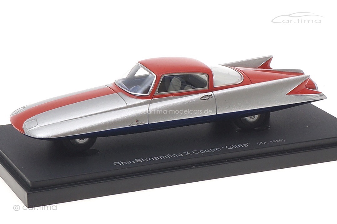 Ghia Streamline X Coupe "Gilda" silber/rot Avenue43 1:43 60074