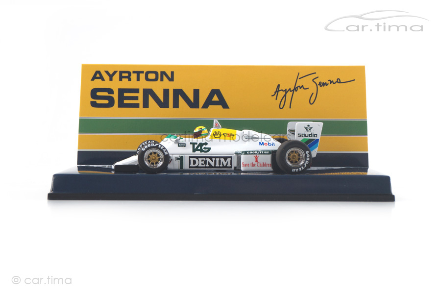 Williams Ford FW08C Test Donington Park 1983 Ayrton Senna Minichamps 1:43 540834301